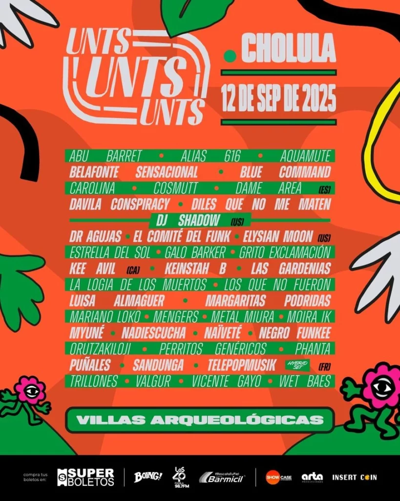 El Festival Unts Unts Unts reunirá a 40 artistas en Cholula.