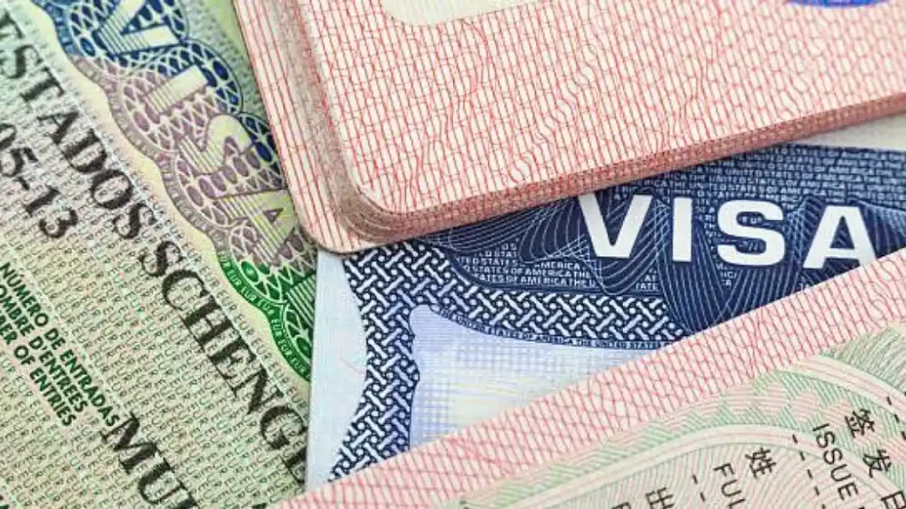 Detalles de la visa americana.