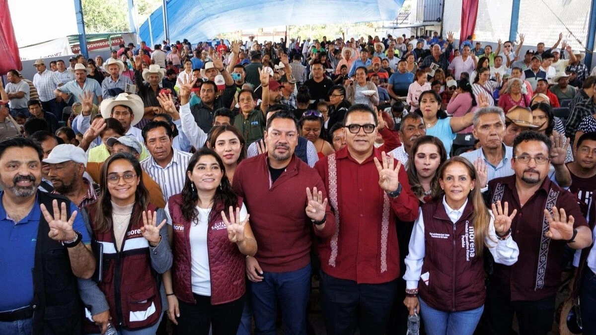 Morena en Puebla va por un millón de nuevos afiliados: Villegas