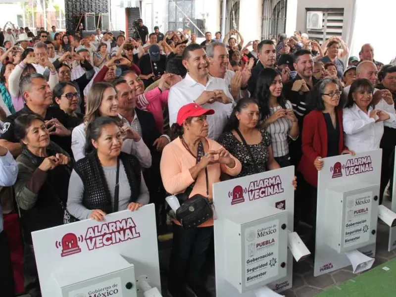 Entregan Armenta y Chedraui alarmas vecinales conectadas al C5i; así funcionan  