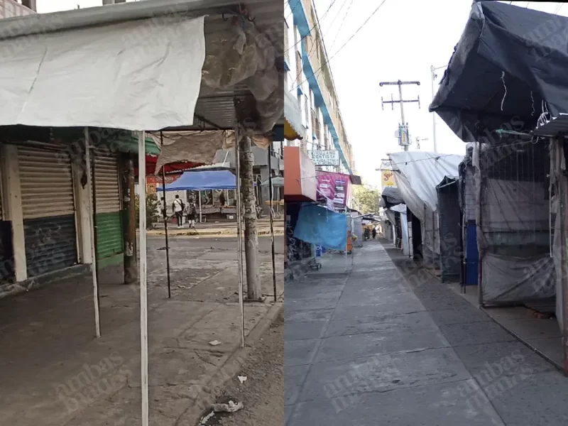 FOTOS: Ambulantes se apropian de espacios públicos en Amalucan y la Rivera Anaya