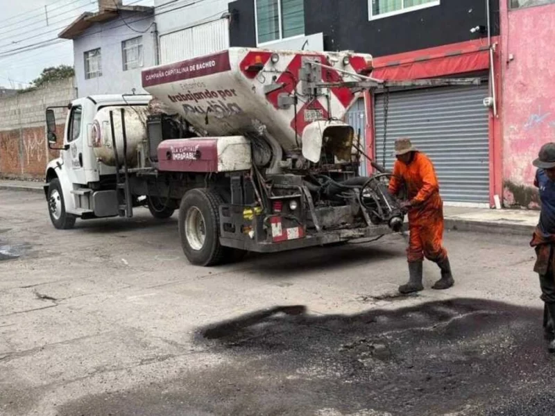 Van más 110 mil baches atendidos en Puebla capital  