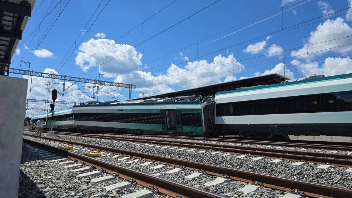 Se descarrila el Tren Maya en Izamal, Mérida