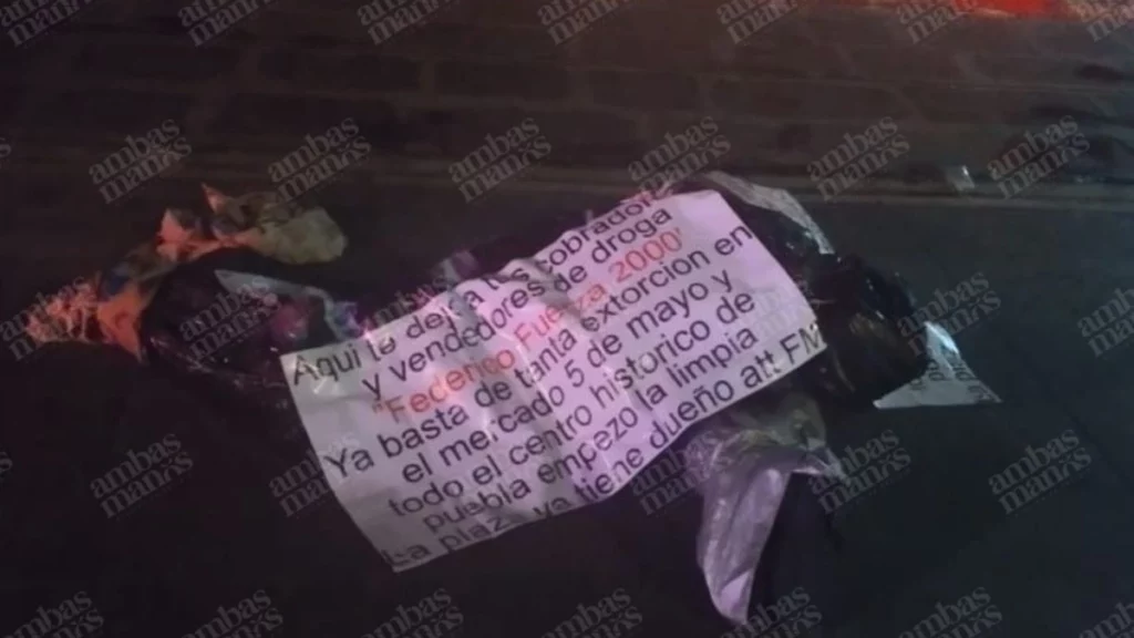 Durante la madrugada del viernes, dejaron dos cuerpos emplayados en el mercado 5 de Mayo de Puebla.