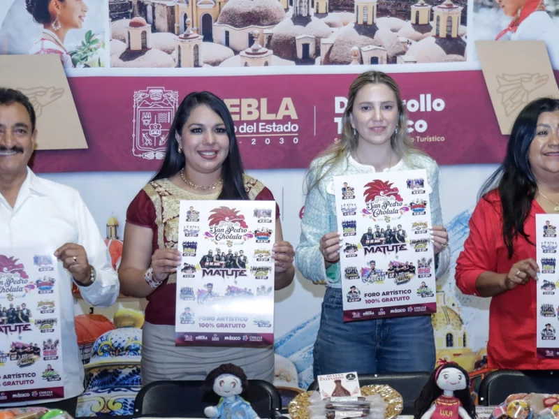 Matute, El Bogueto y Los Acosta en la Feria de San Pedro Cholula