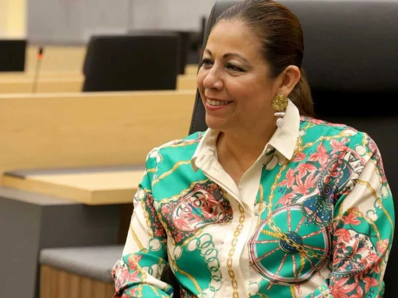 Presidenta del Congreso responde a señalamientos de oposición: vine a trabajar