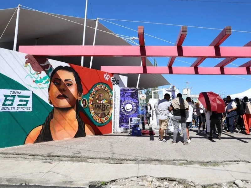 ¿Dónde está el mural donde aparece “La Bonita” Sánchez?