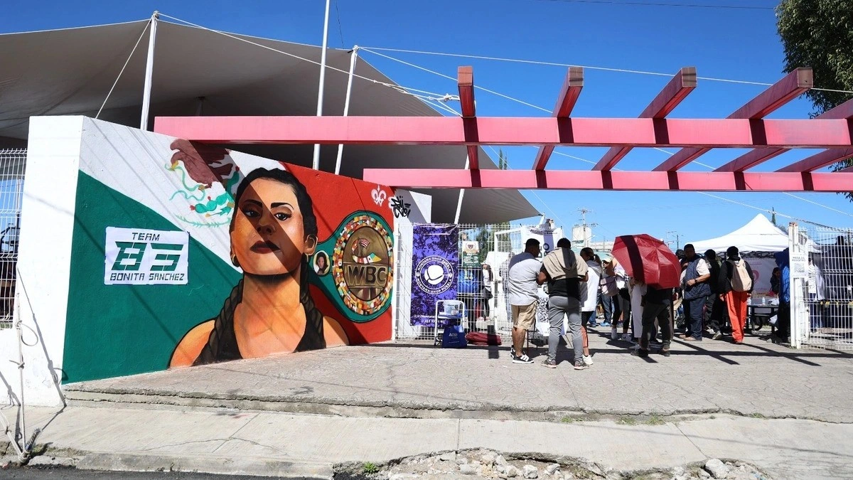 ¿Dónde está el mural donde aparece “La Bonita” Sánchez?