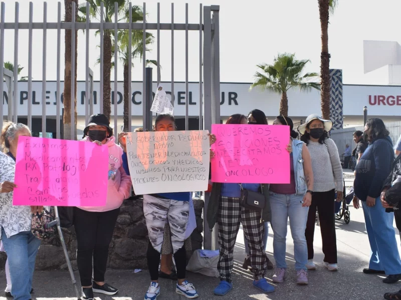 Pacientes oncológicos del Hospital General del Sur se manifiestan por falta de medicamentos  