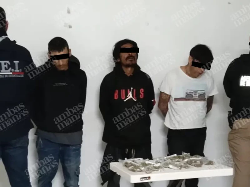 Detienen a tres hombres en un picadero por el cuerpo entambado cerca del mercado 5 de Mayo.