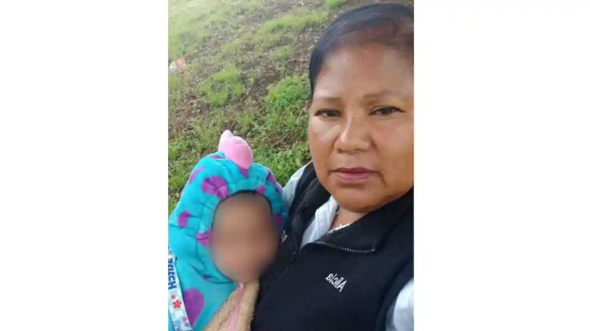 Alicia Matías y su nieta, víctimas de la explosión en Iztapalapa.