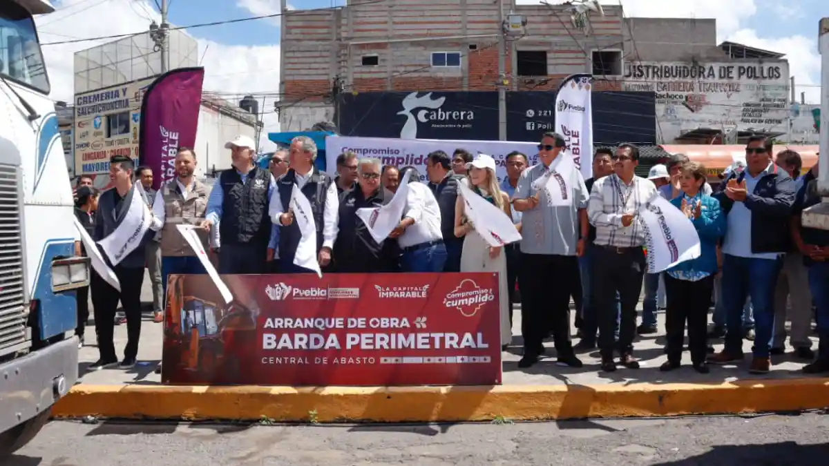 Arrancan la construcción de barda perimetral en la Central de Abasto.