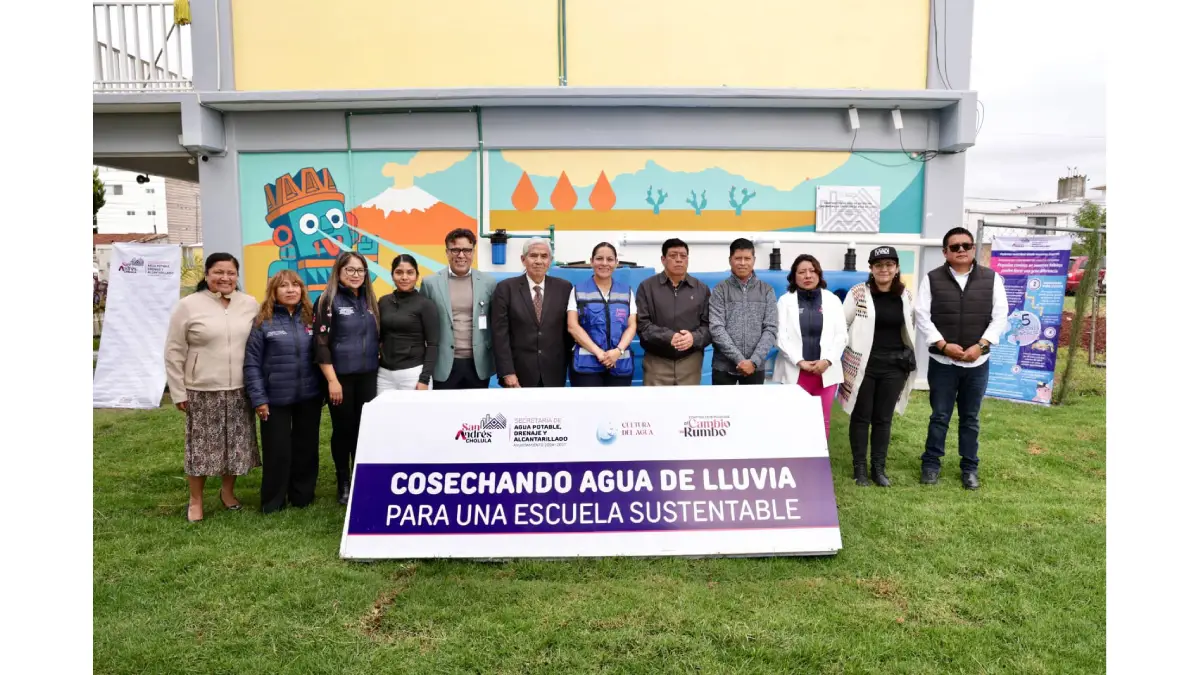 Promueve Lupita Cuautle conciencia ambiental en escuelas con mecanismos de captación de agua