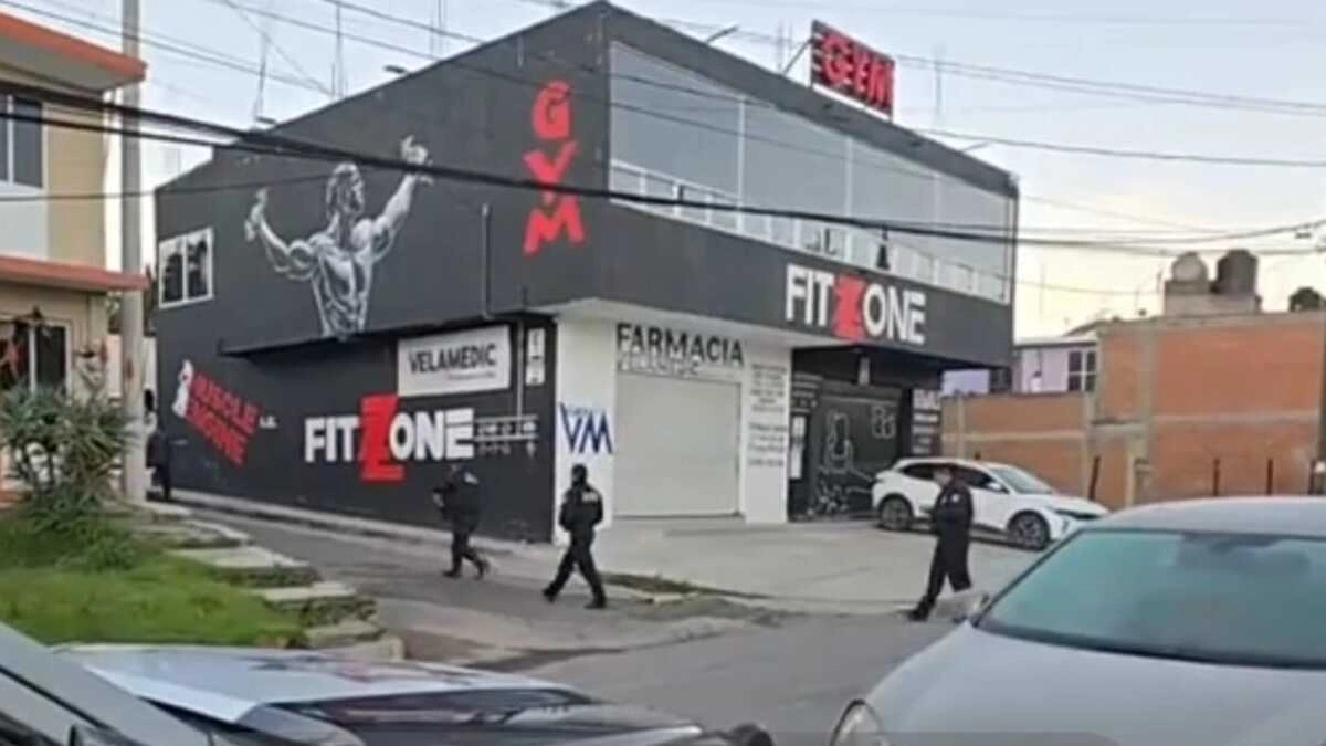 Saquean gimnasio FIT ZONE en Tlaxcala 