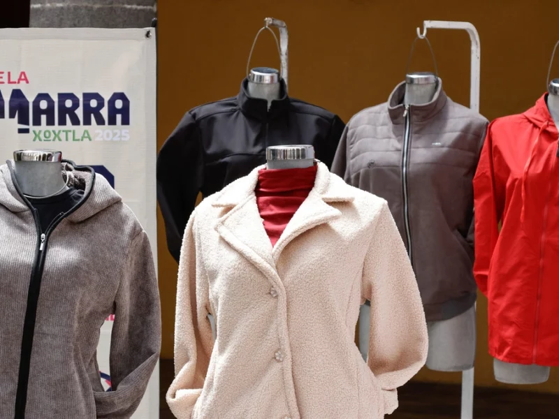 Ropa desde 150 pesos en la Feria de la Chamarra de Xoxtla 2025 
