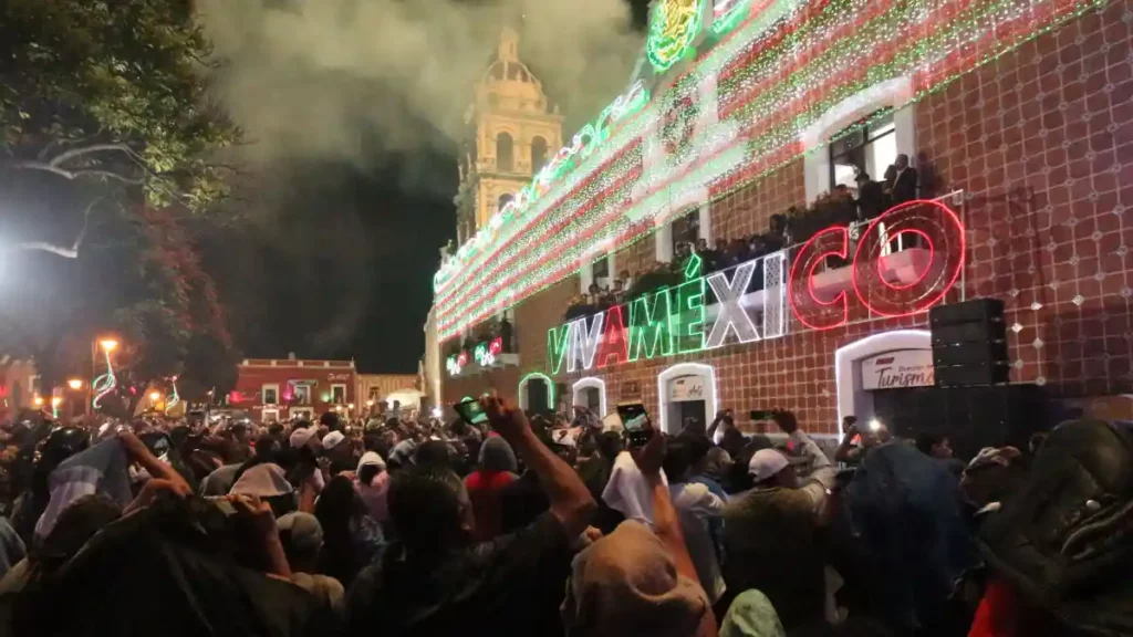 Festejos del Grito e Independencia de México en Atlixco.