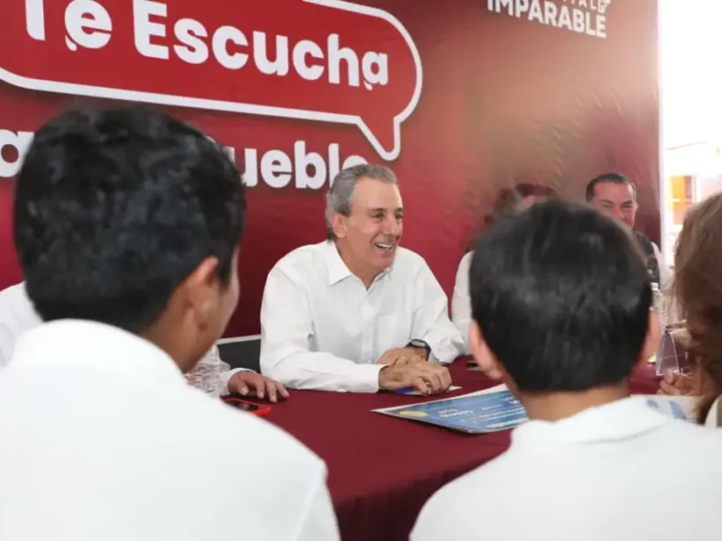 Lleva Pepe Chedraui “La Capital Te Escucha” a San Jerónimo Caleras