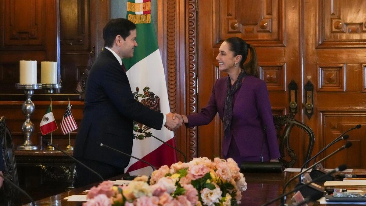 Marco Rubio llega a Palacio Nacional para reunirse con Claudia Sheinbaum: ¿qué temas discutirán?  
