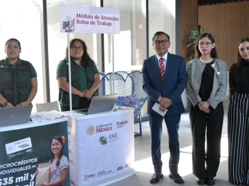 ¿Buscas trabajo en Puebla? Instalan Módulo Itinerante de Empleo en el Congreso