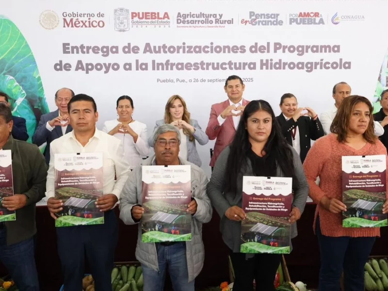 Con una inversión de 73 mdp arranca programa de infraestructura hidroagrícola en Puebla
