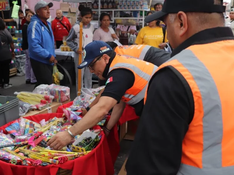 Decomisan más de 350 kilogramos de pirotecnia previo al Grito de Independencia en Puebla