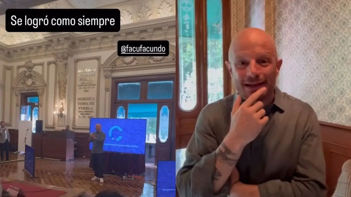 Facundo da conferencia en el Ayuntamiento de Puebla a alcaldes de ciudades capitales