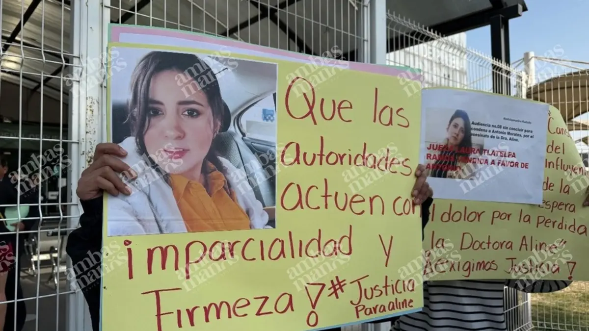 Posponen juicio por feminicidio de Aline, pero logran mantener al acusado en prisión