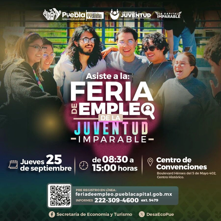 La Feria del Empleo de la Juventud se realizará el 25 de septiembre de 2025.