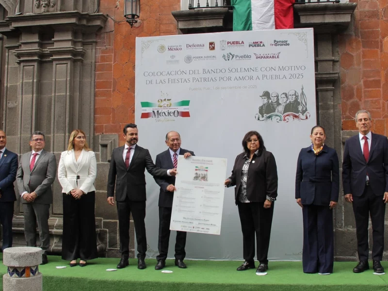 Autoridades dan inicio a Fiestas Patrias en Puebla  