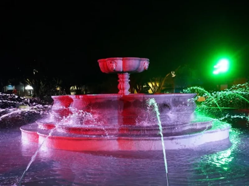 Rehabilitan la fuente del Jardín El Carmen de Puebla  
