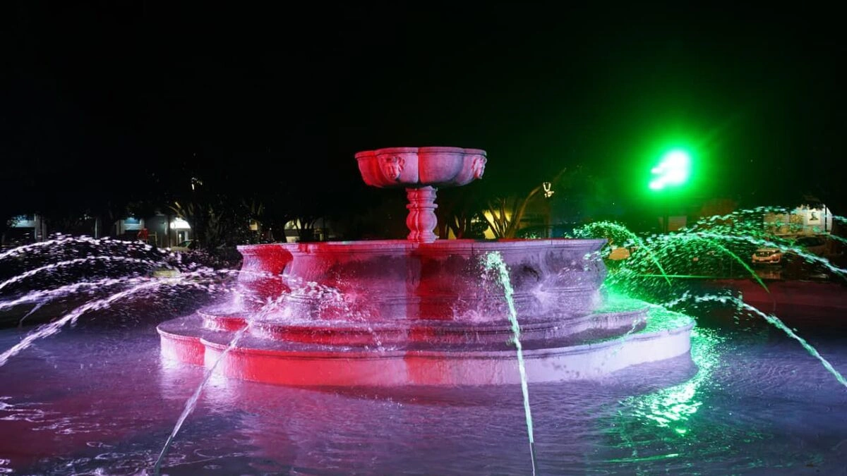 Rehabilitan la fuente del Jardín El Carmen de Puebla  