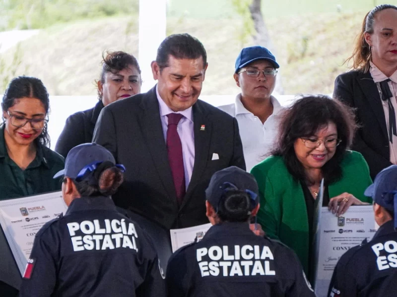 122 cadetes se integran a la Policía Estatal Preventiva de Puebla 