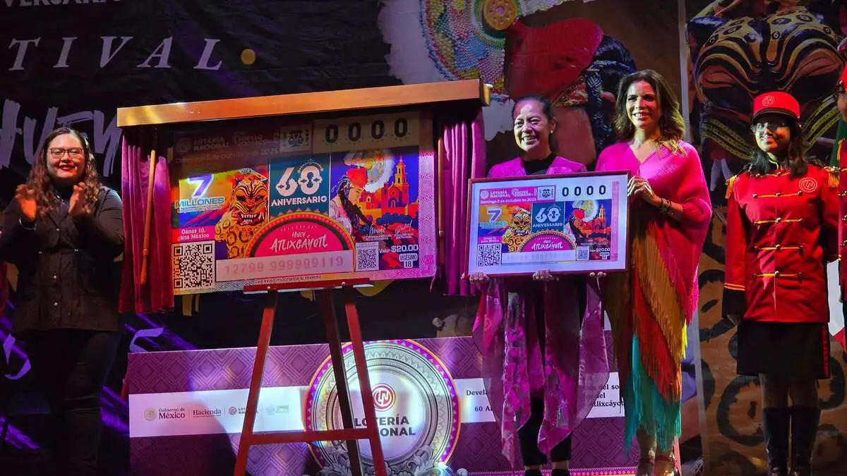El Huey Atlixcáyotl celebra 60 años con billete de lotería