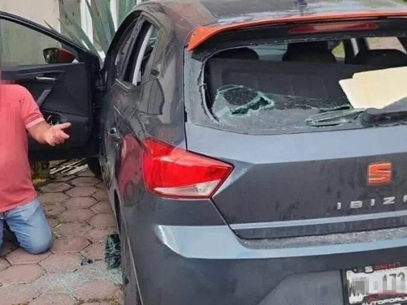 Hombre termina ensangrentado al cambiar su iPhone por un remolque en Cholula 