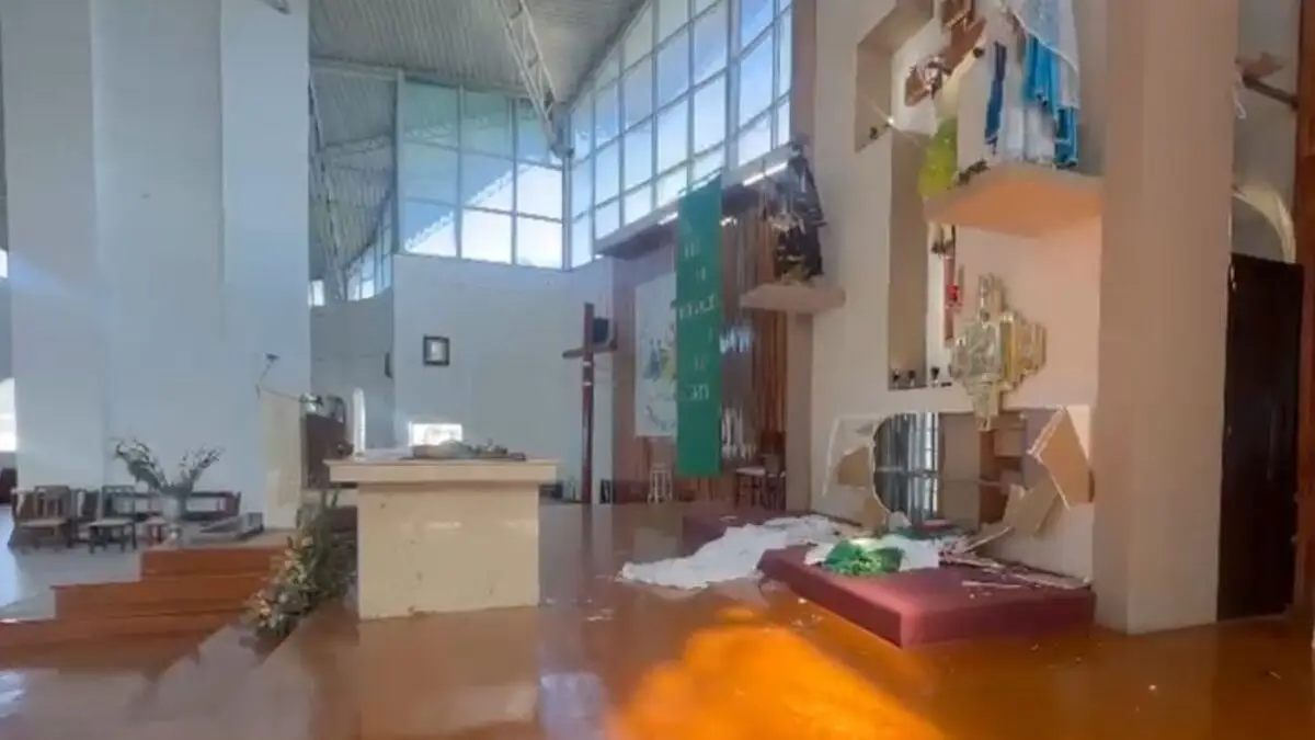 ¡Sin temor de Dios! Intentan robar limosnas en iglesia de San Pedro Cholula