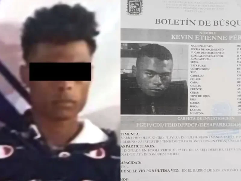 Kevin, uno de los desaparecidos de Amozoc, estuvo detenido por portación de arma