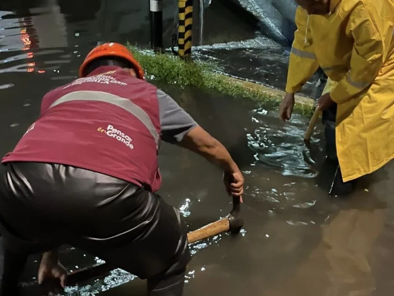 Inundaciones, caída de árboles y bardas dejó la lluvia del domingo en Puebla  