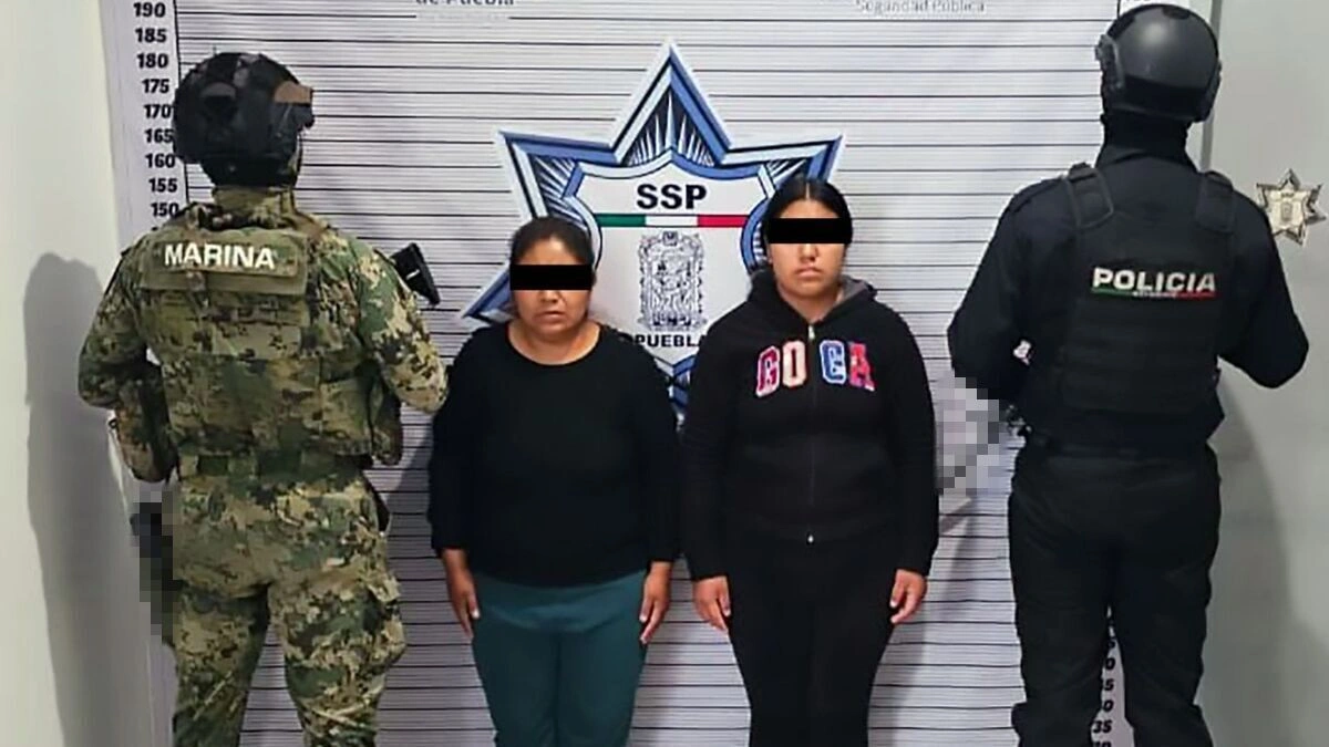 Caen madre e hija vinculadas a la banda de “Los Carriles” en Texmelucan 