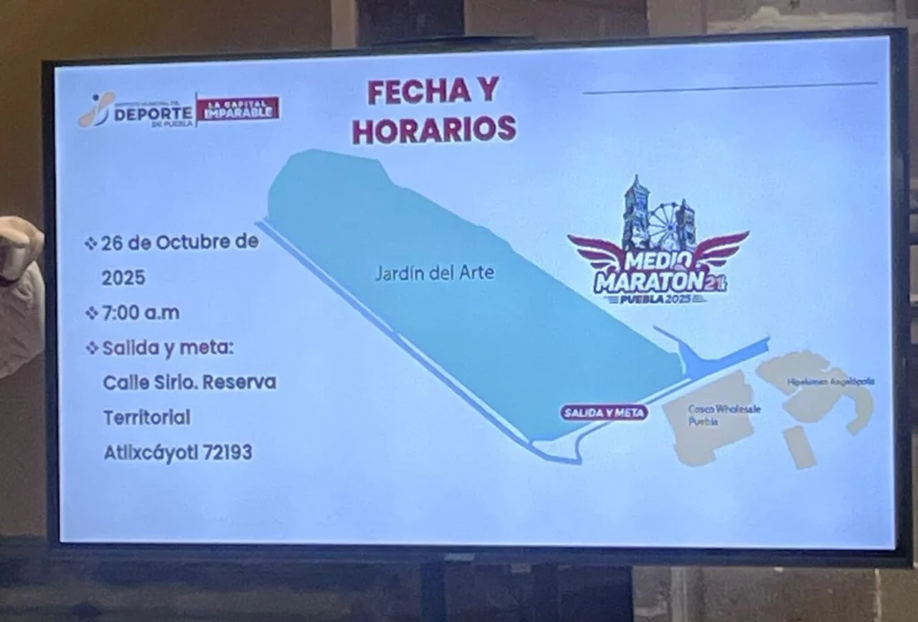 El 26 de octubre, el Ayuntamiento de Puebla realizará el Medio Maratón Puebla 202.