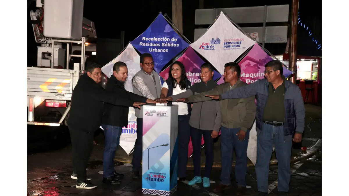 Mejora Lupita Cuautle seguridad e imagen urbana con nuevas luminarias