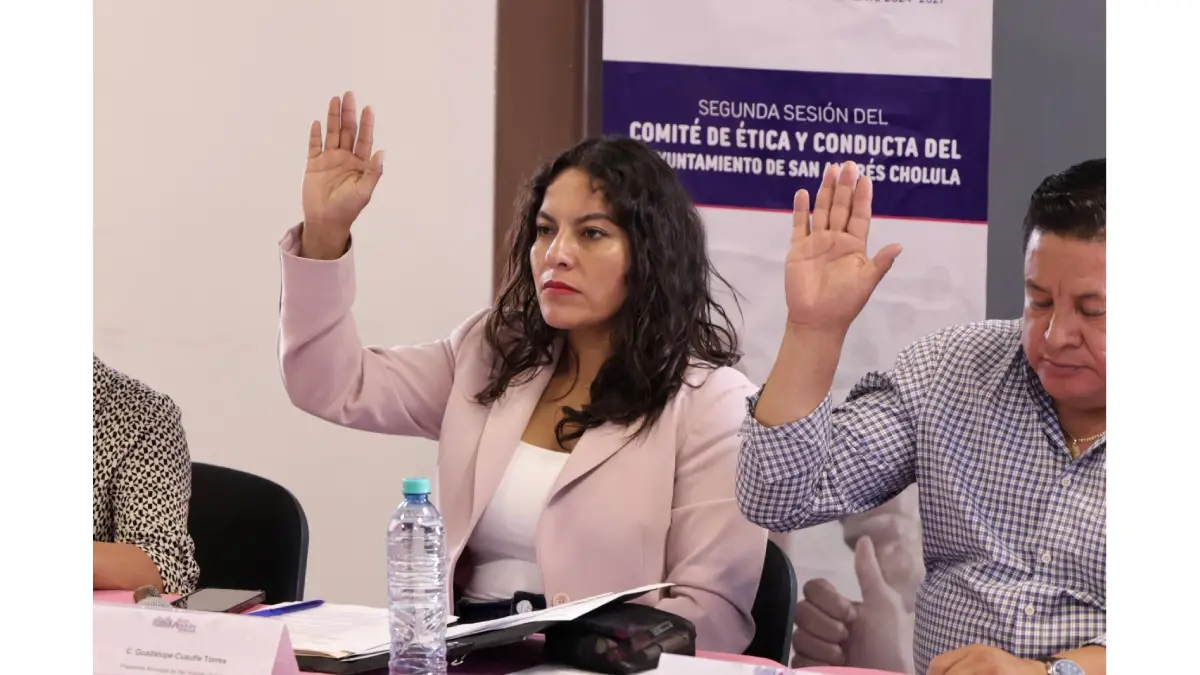 Afianza Lupita Cuautle política de integridad en San Andrés Cholula
