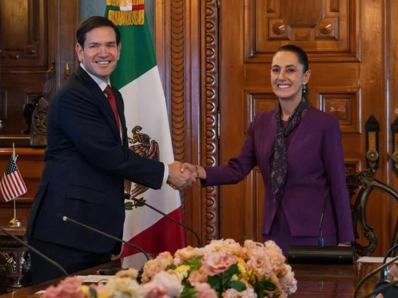 “Cooperación con respeto a la soberanía e integridad territorial"; el acuerdo de Sheinbaum con Rubio