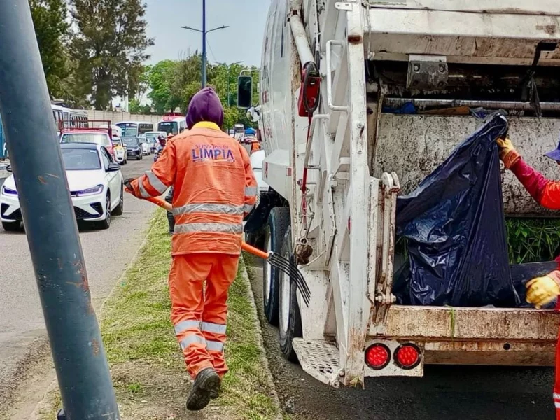 Habrá servicio de recolección de basura este 15 y 16 de septiembre en Puebla