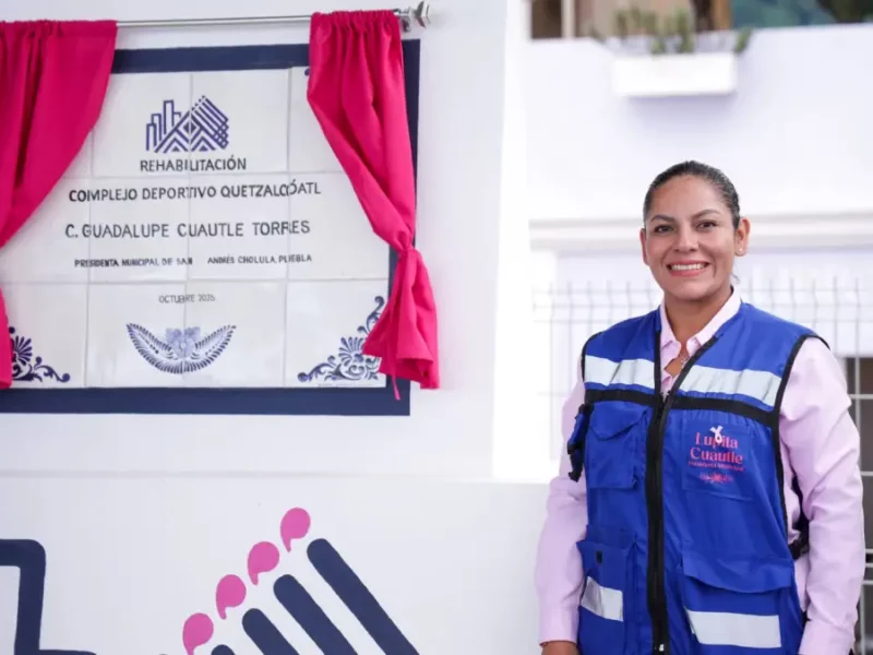 Renace el Complejo Deportivo Quetzalcóatl en San Andrés Cholula