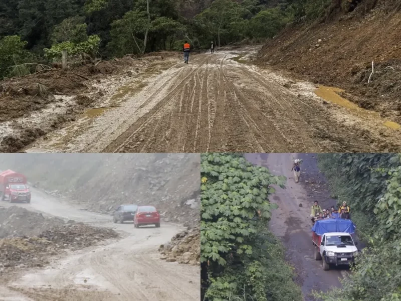 Luego de las lluvias, reabren caminos en Honey, La Ceiba y Eloxochitlán