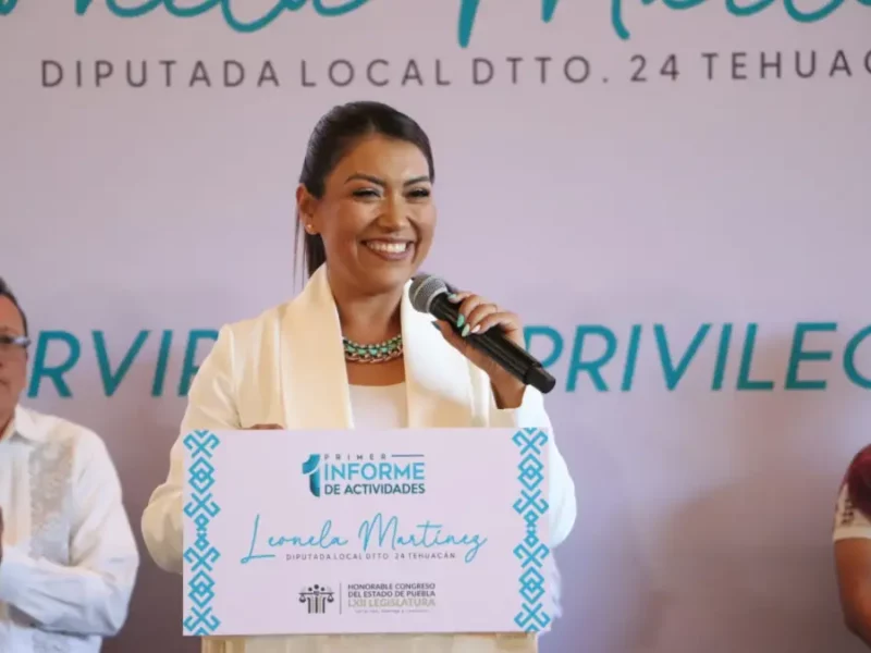 Construimos una sociedad más justa: Leonela Martínez en su primer informe