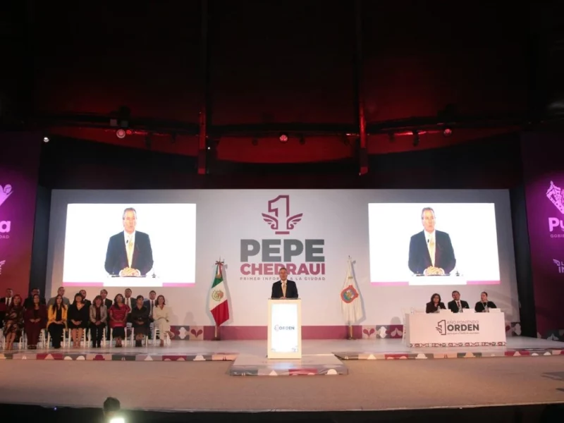 “No son tiempos electorales, es tiempo de Puebla”: Pepe Chedraui en su Primer Informe