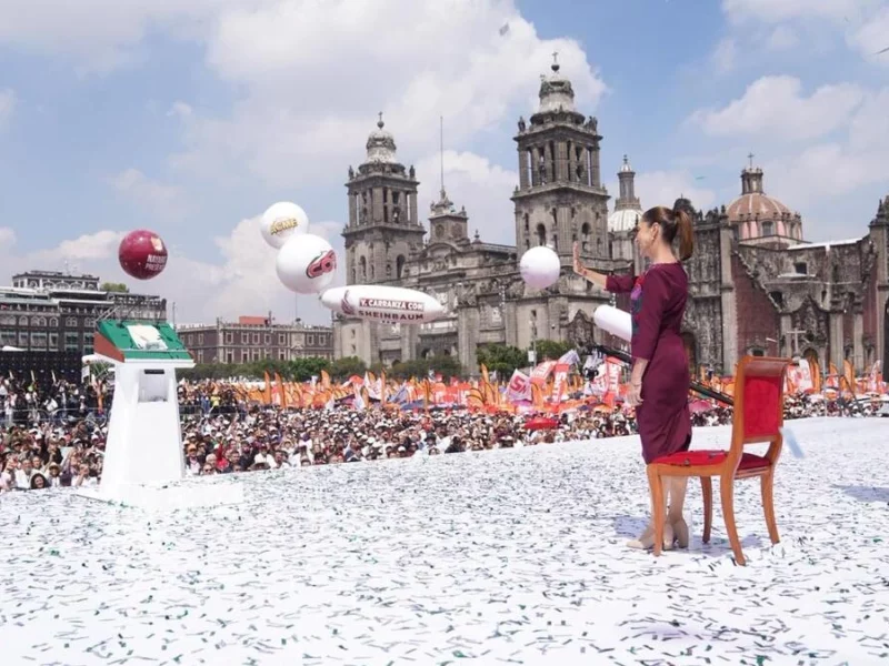 Programa de bacheo, IA y "El Tren del Golfo de México", destaca Sheinbaum en su informe