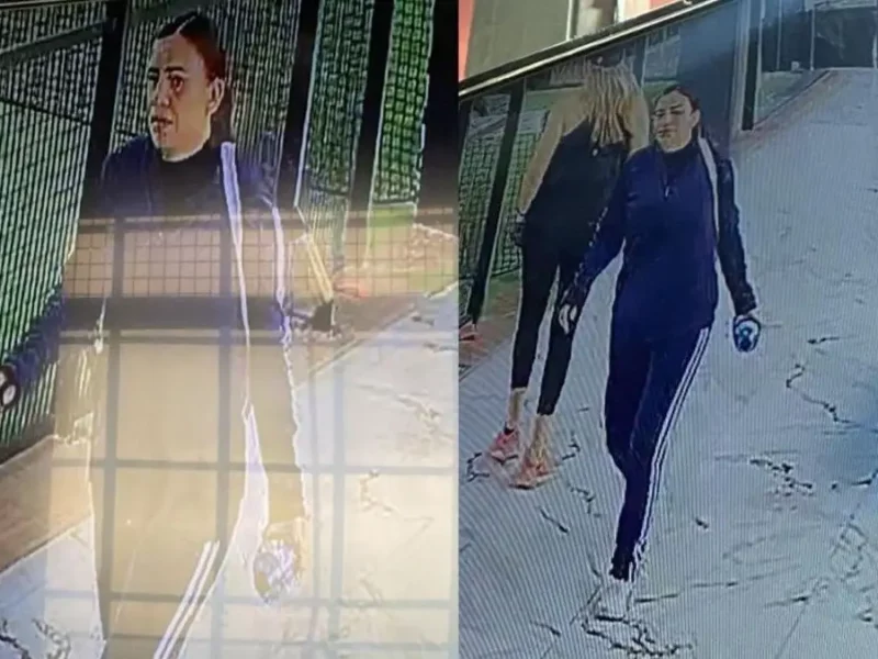 Mujer roba celular de una maleta en Opal Pádel 