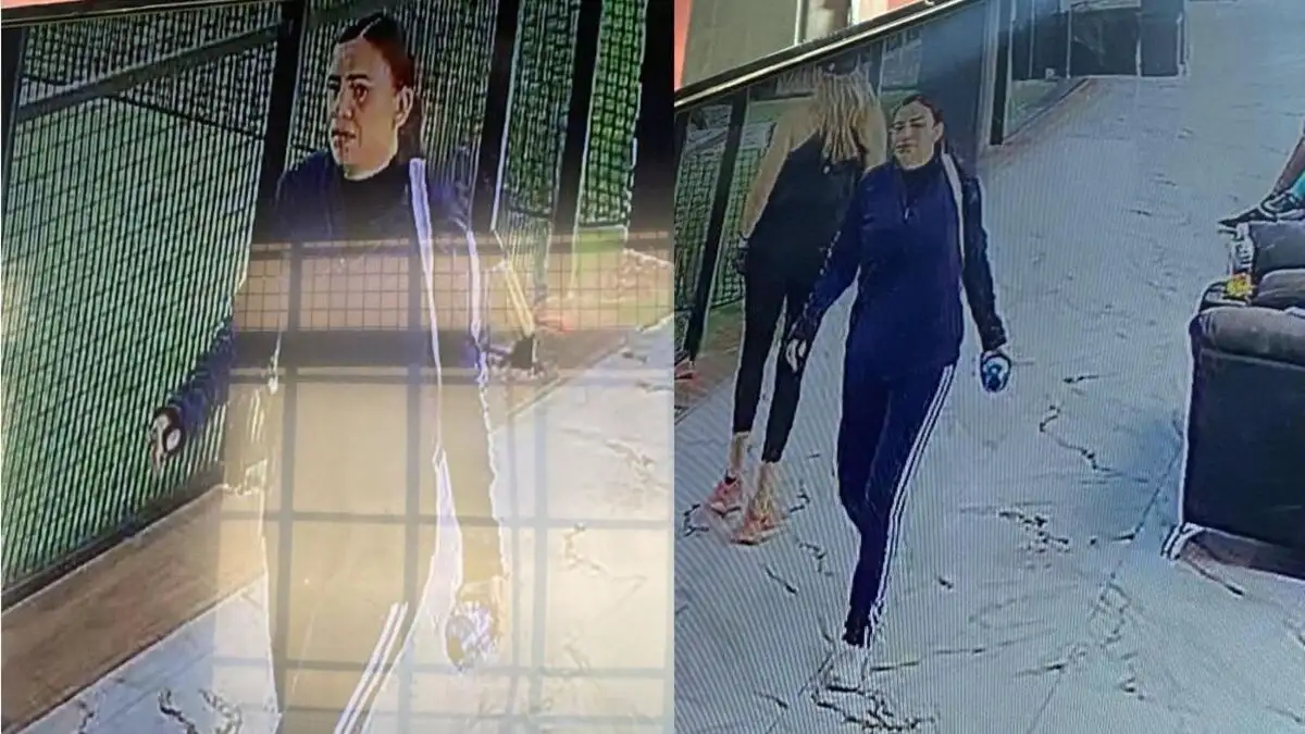 Mujer roba celular de una maleta en Opal Pádel 